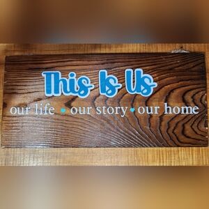 This Is Us Wood Sign